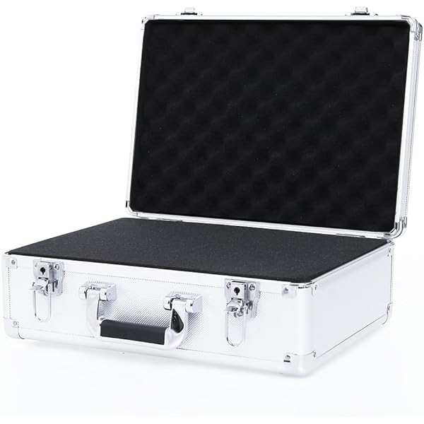 Amazon.com : AxiGear 15in Aluminum Hard Case with DIY Customizable